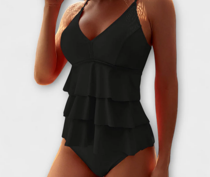 Nabalu Solenne | Women’s Ruffle One Piece Swimsuit