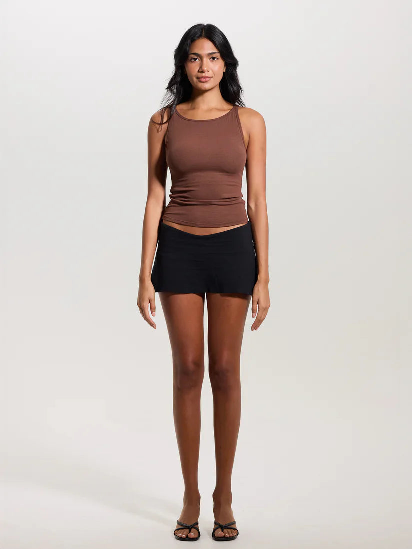 Klassy Ribbed Dainty Boat Neck Brami 2