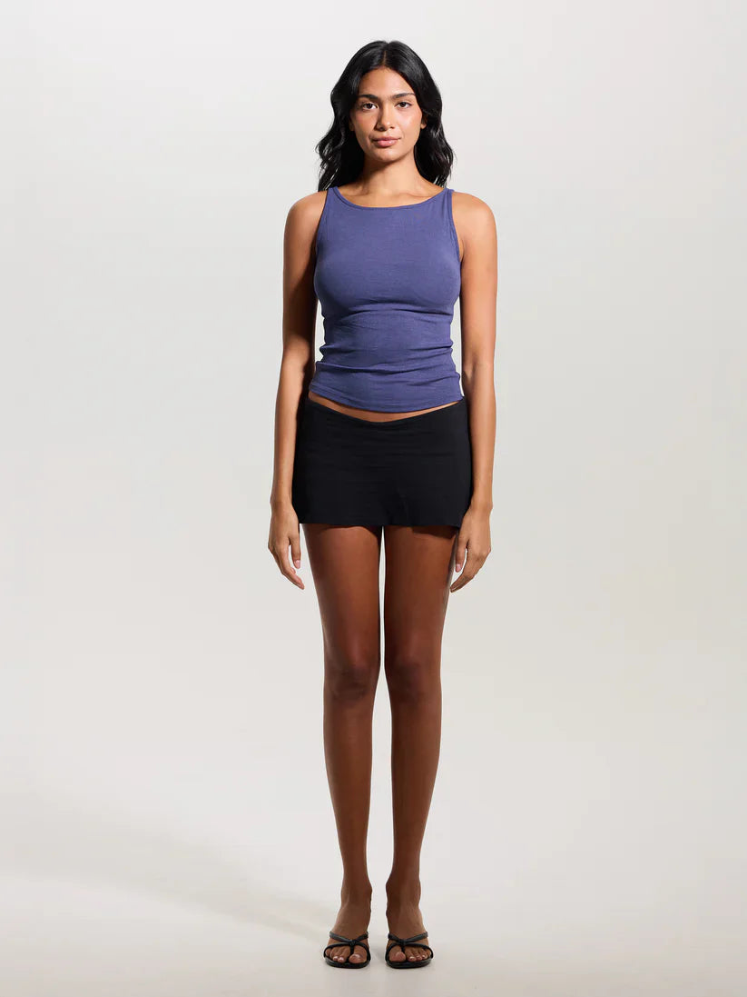 Klassy Ribbed Dainty Boat Neck Brami 1