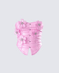 Finesse Rivi Flower Corset Top