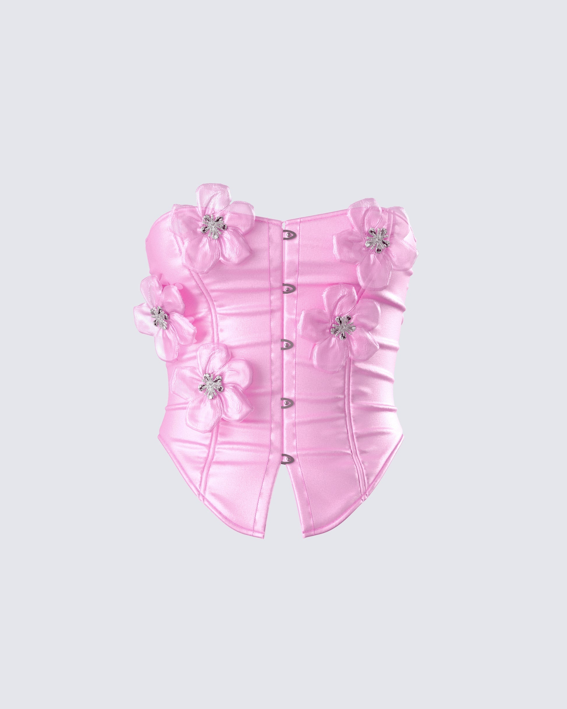 Finesse Rivi Flower Corset Top