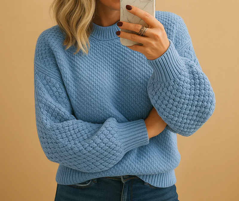 Nabalu Women’s Cozy Textured Knit Sweater