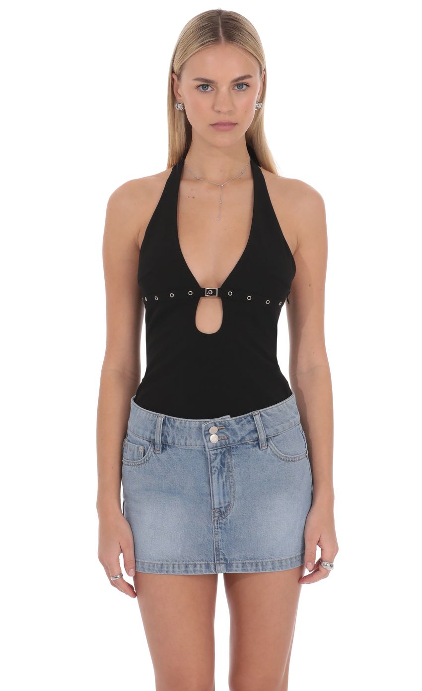 Lucy In The Sky Valeria Denim Mini Skirt