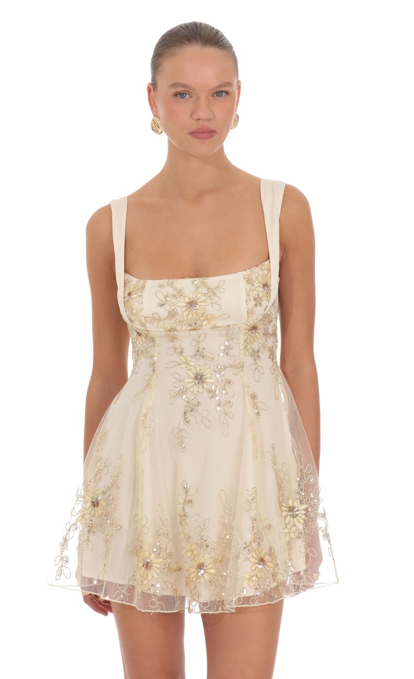 Lucy In The Sky Maya Embellished Mini Dress