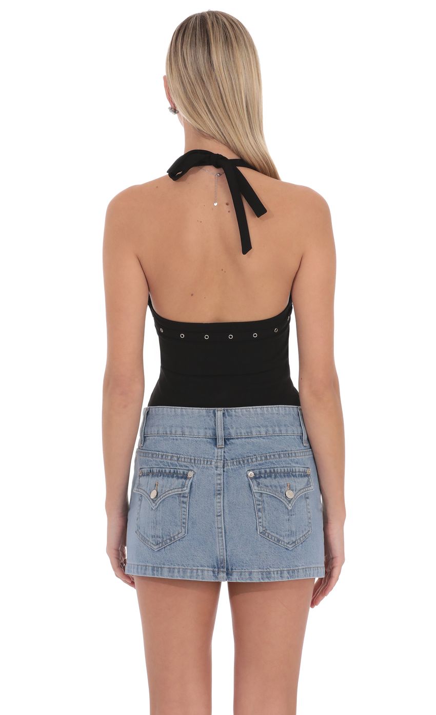 Lucy In The Sky Valeria Denim Mini Skirt