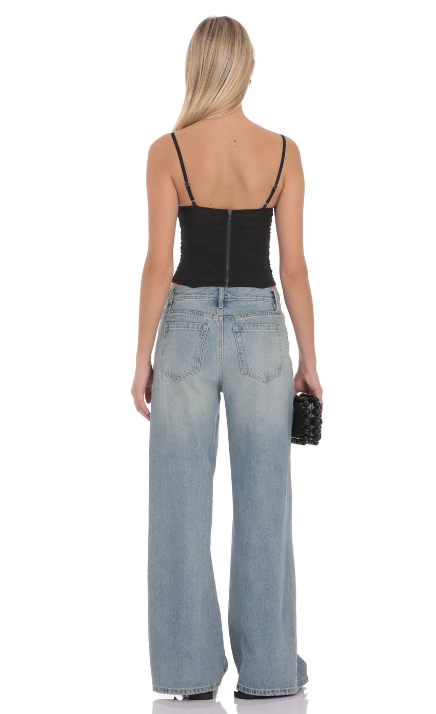 Lucy In The Sky Avelyn Mesh Corset Top