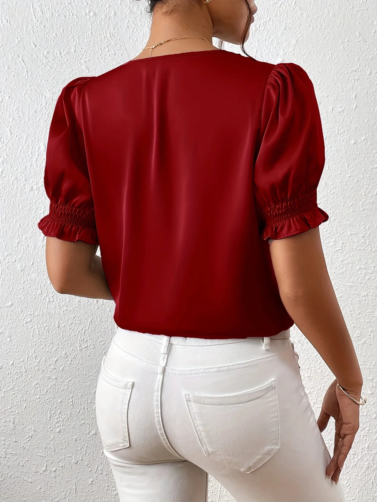 Nabalu Ari | Women’s Puff Sleeve Button Blouse
