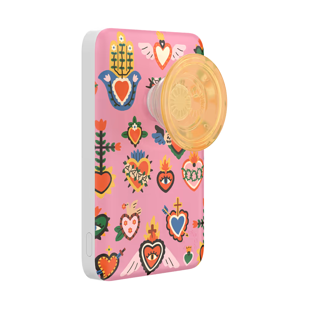 PopSockets Conchas Pink - MagSafe PowerPack