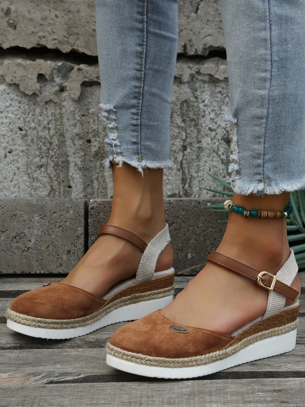 Harper & Lane Lillian - Closed-Toe Platform Espadrilles