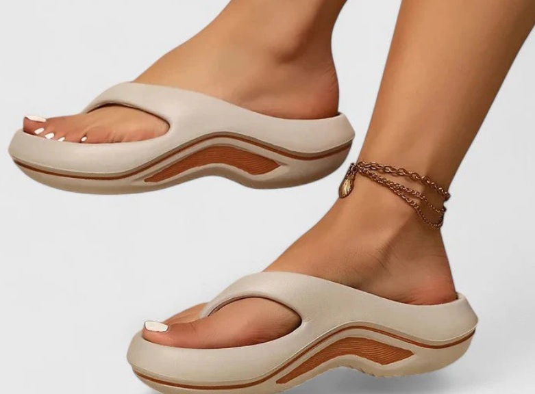 Nabalu Aurevella | Women’s Orthopedic slides with Cushioned Sole