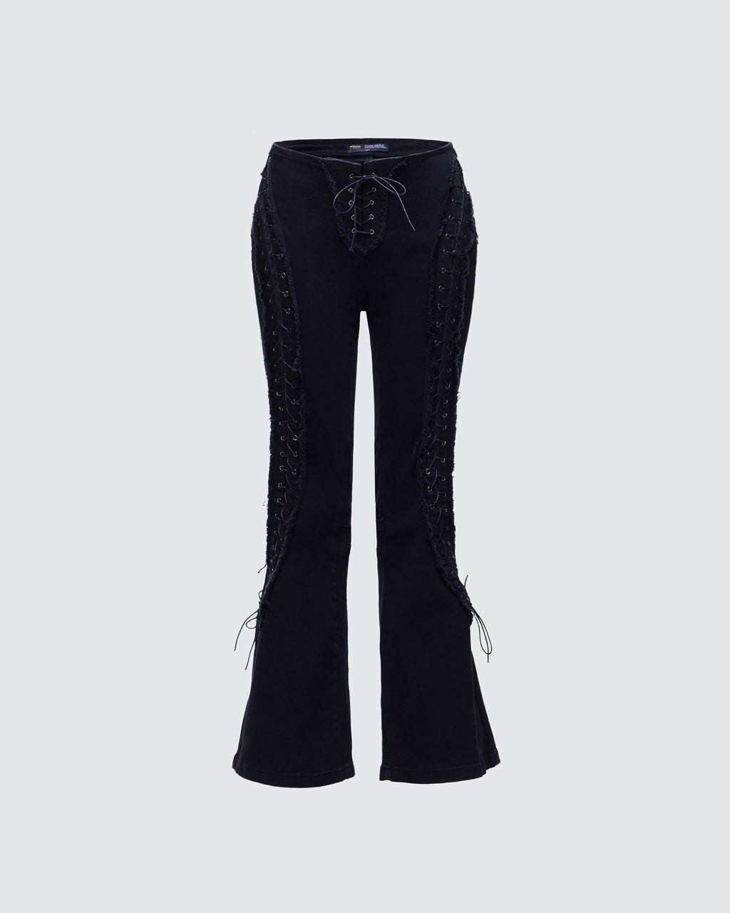 Finesse Genoveva Denim Lace Up Jeans