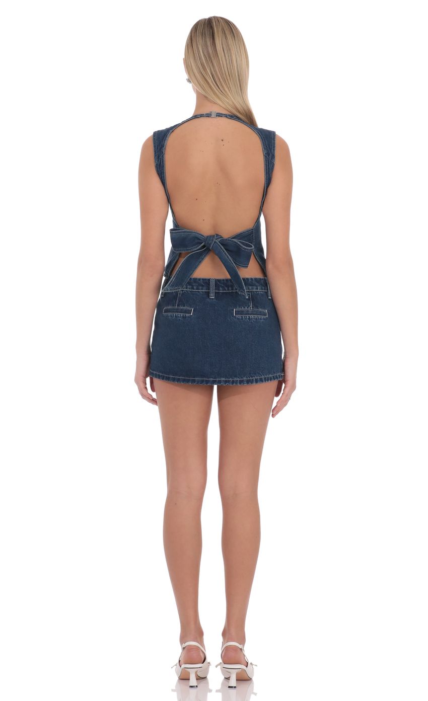 Lucy In The Sky Bianca Denim Top