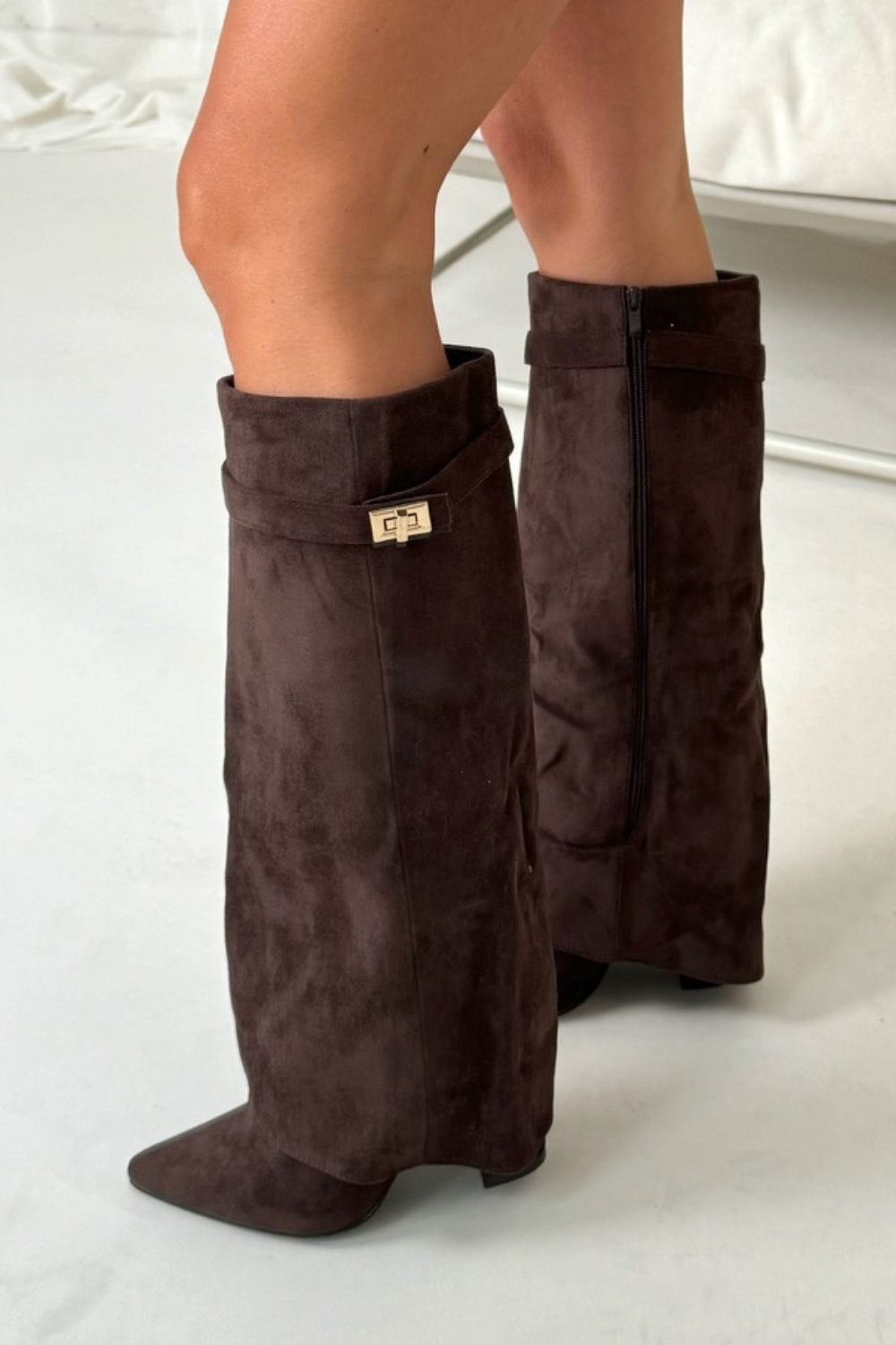 Harper & Lane Olivia - Flap Knee-High Boots