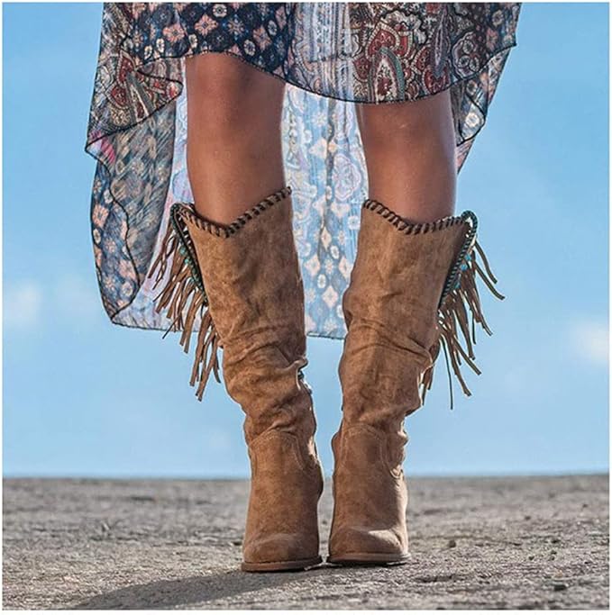 Harper & Lane Janice - Western Knee-High Boots