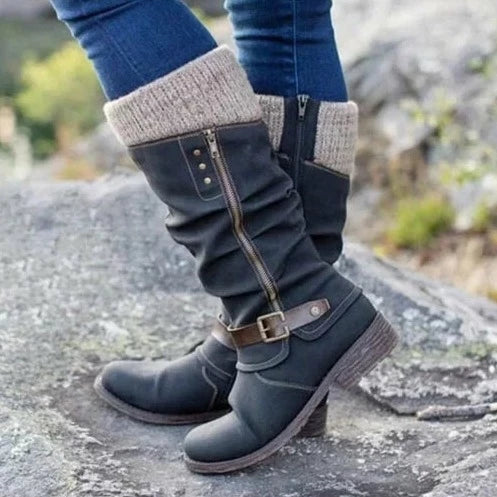 Harper & Lane Teresa - Buckle Knee-High Boots
