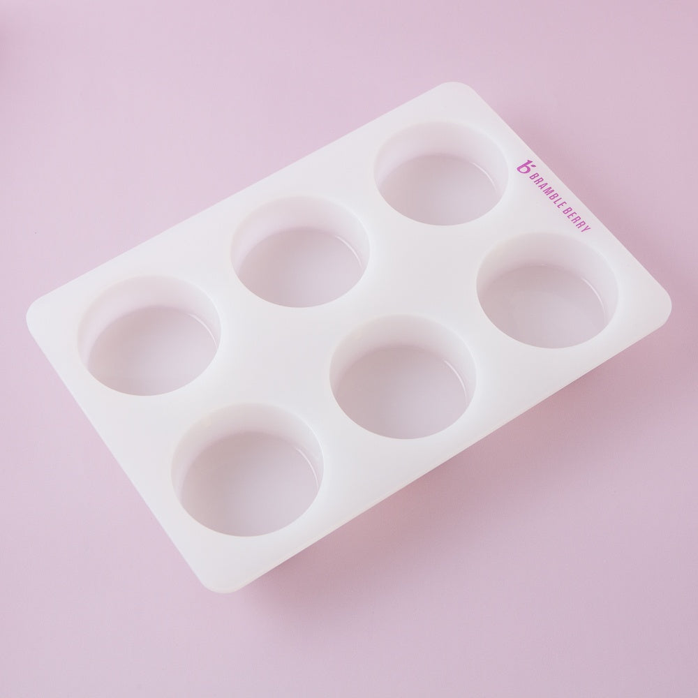 Bramble Berry 6 Cavity Silicone Circle Mold