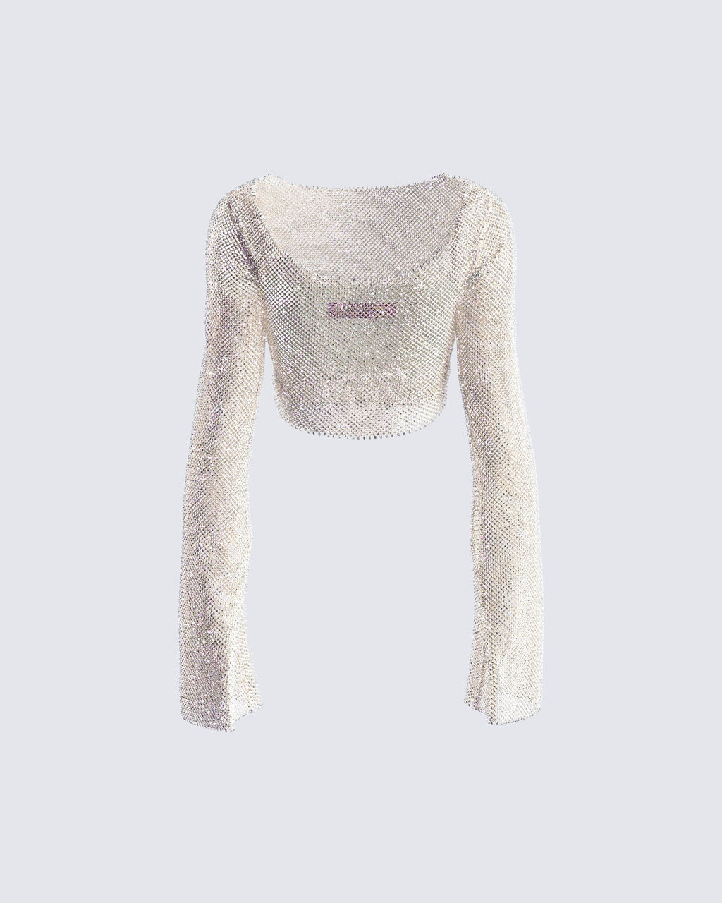 Yanni Cream Rhinestone Top