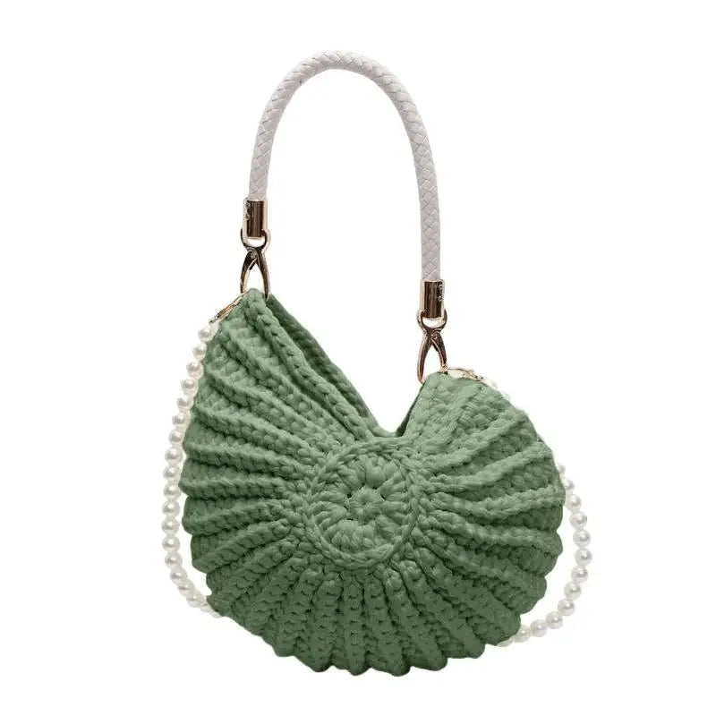 Mermaid Way Mermaid’s Treasure Pearl Shell Knitted Bag