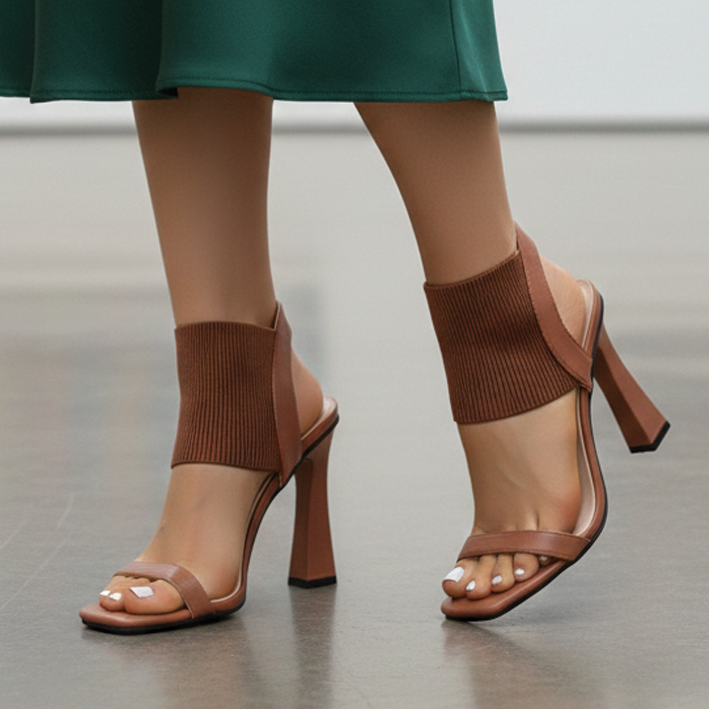 Harper & Lane Aria - Open-Toe Heels