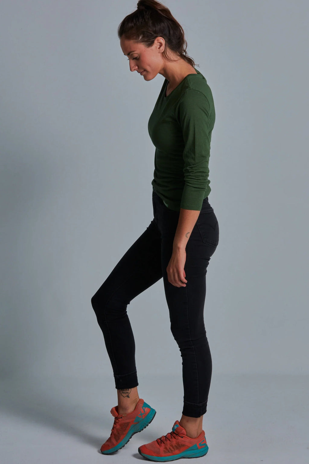 ONNO Women's ONNO long sleeve bamboo t-shirt #2