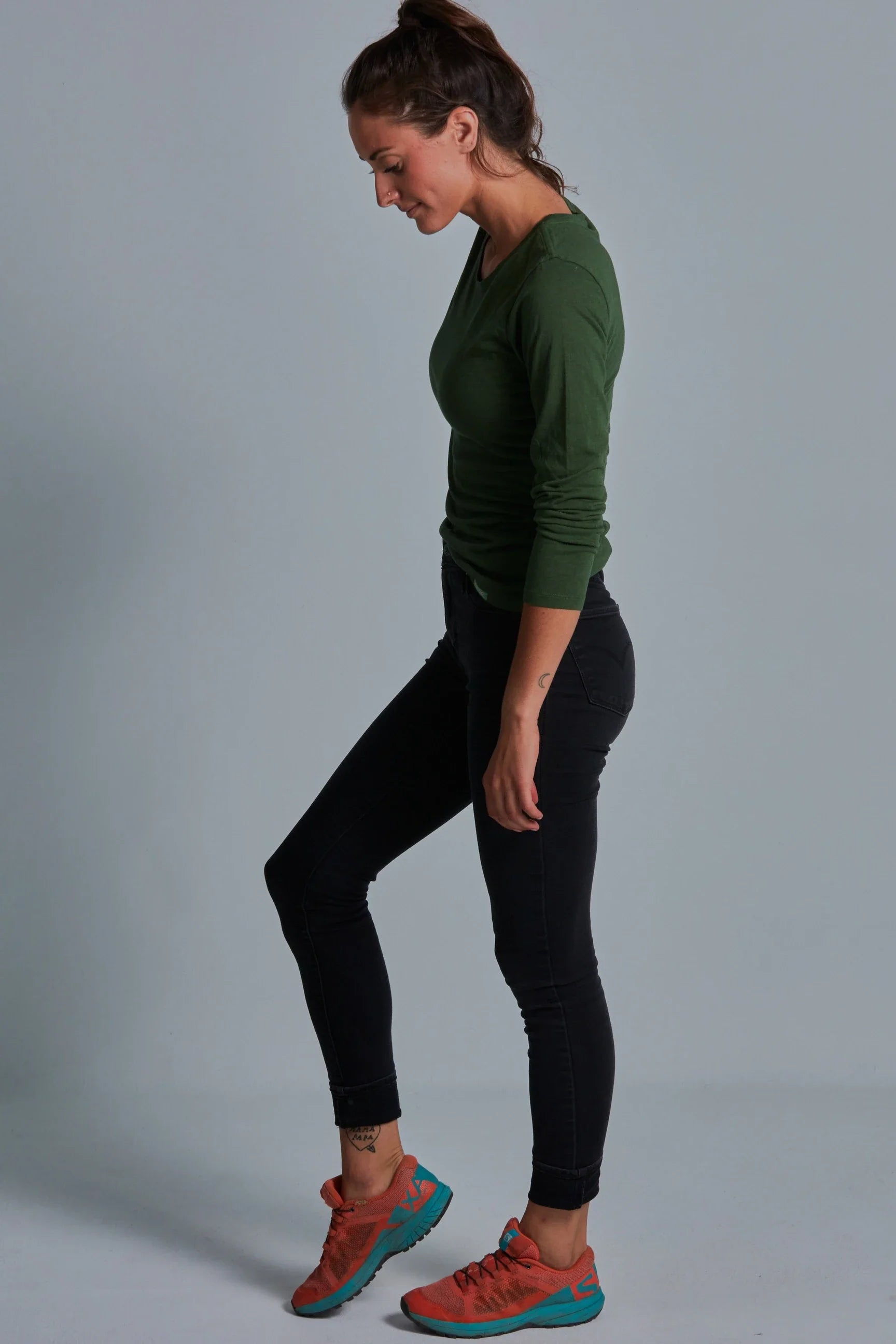 ONNO Women's ONNO long sleeve bamboo t-shirt #2