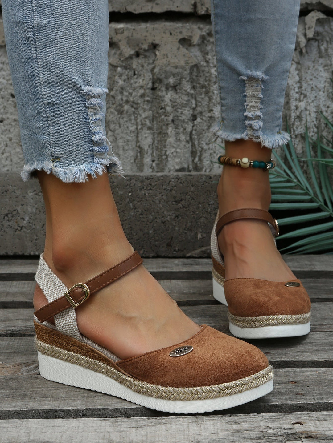 Harper & Lane Lillian - Closed-Toe Platform Espadrilles