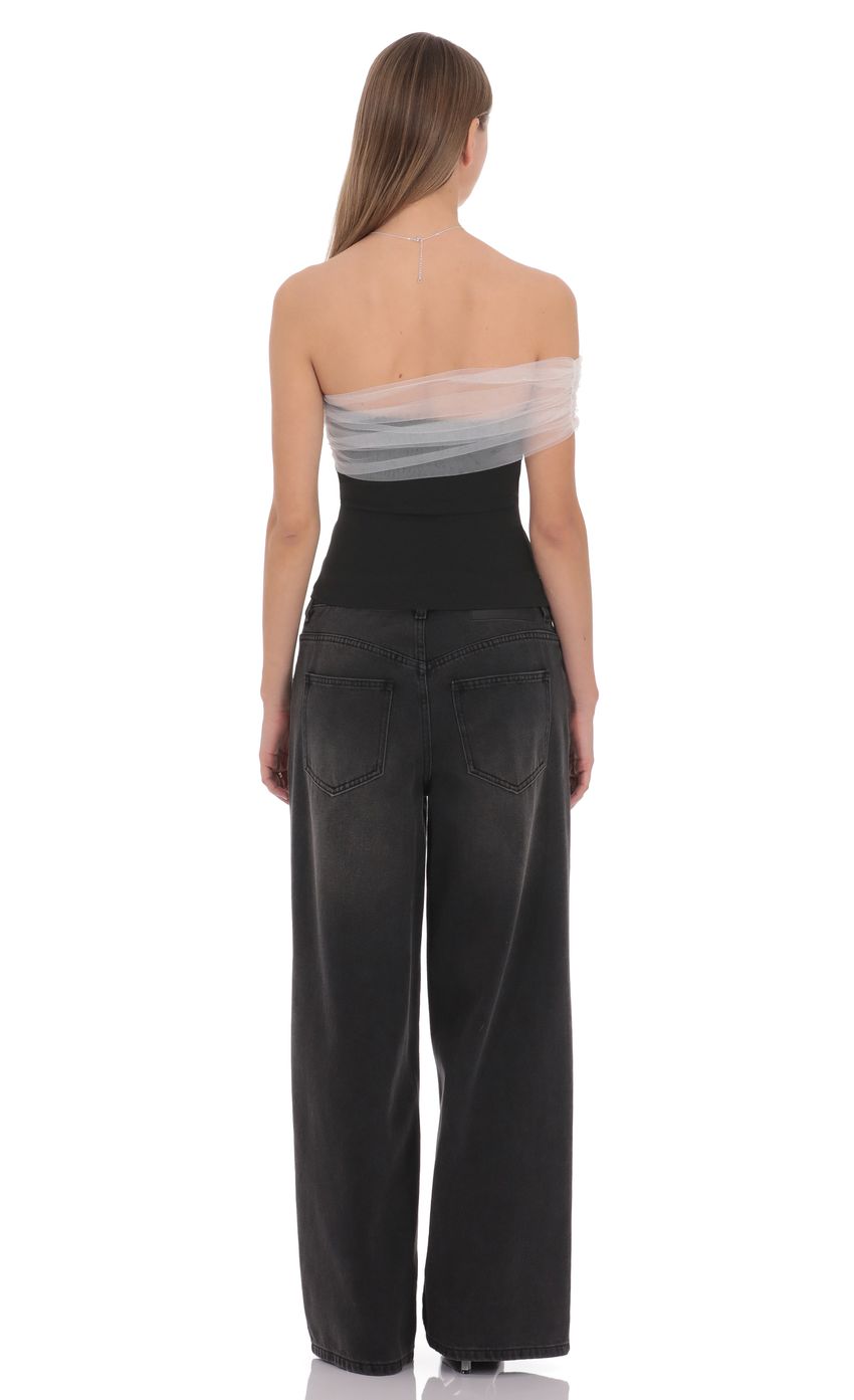 Lucy In The Sky Harper Asymmetrical Top