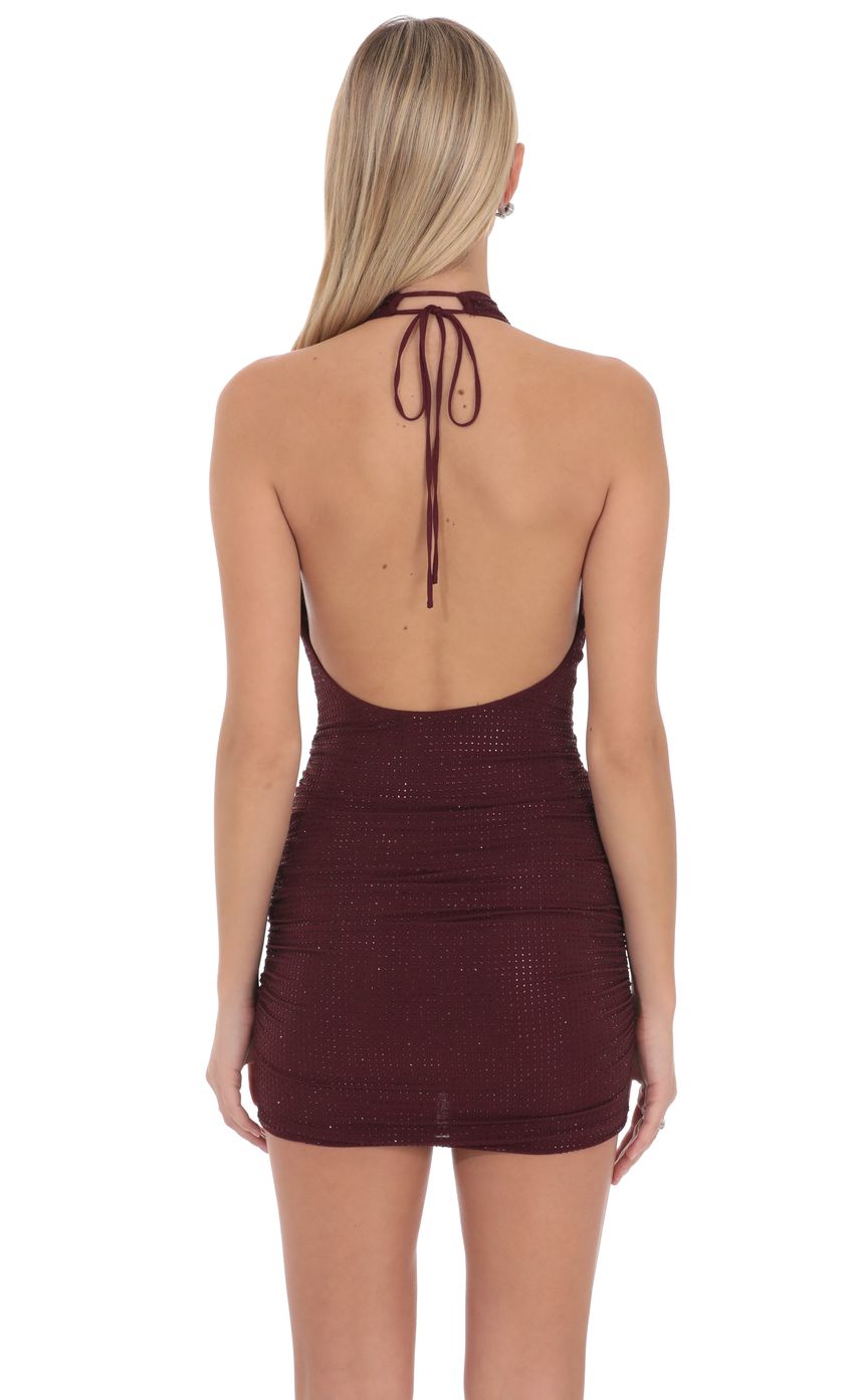 Lucy In The Sky Celine Rhinestone Mini Dress