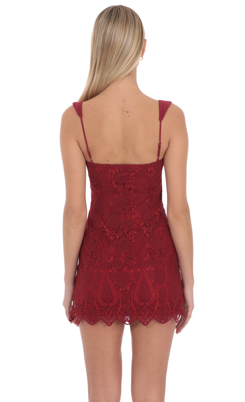 Lucy In The Sky Serena Lace Mini Dress