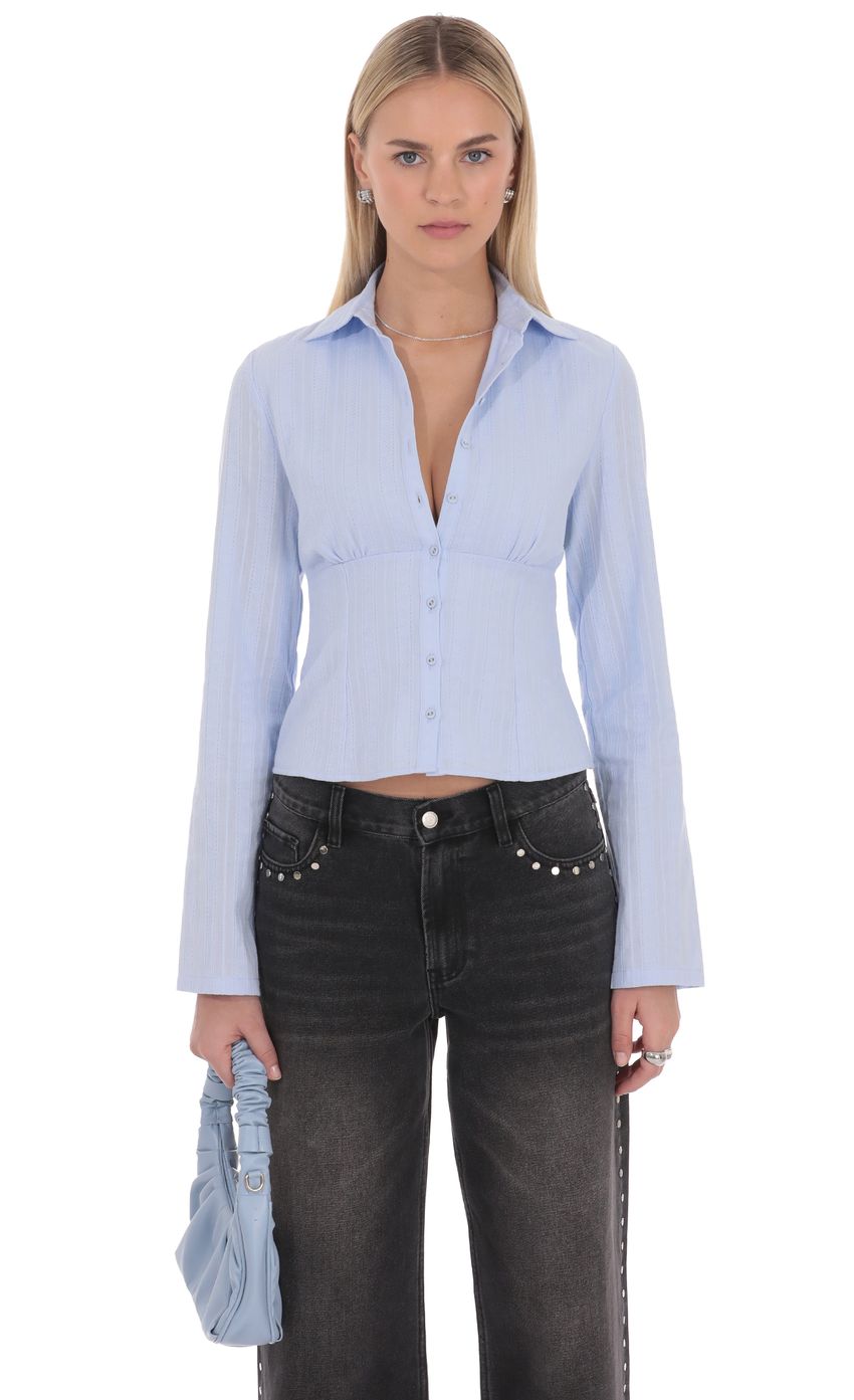 Lucy In The Sky Mila Button Front Top