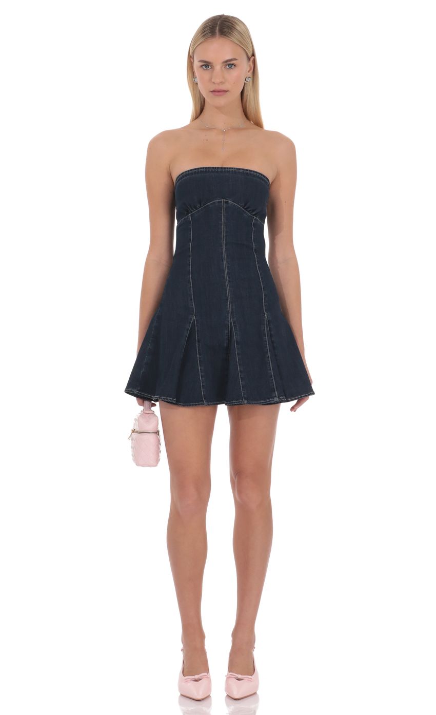 Lucy In The Sky Rovelle Denim Mini Dress