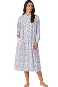 Lanz of Salzburg Women's New Cardinal Peter Pan Flannel Gown