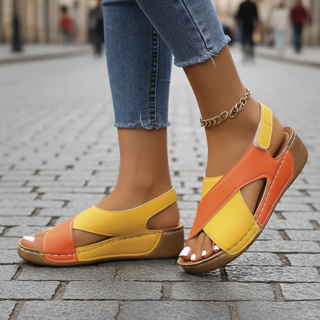 Harper & Lane Angela - Crisscross Slingback Sandals