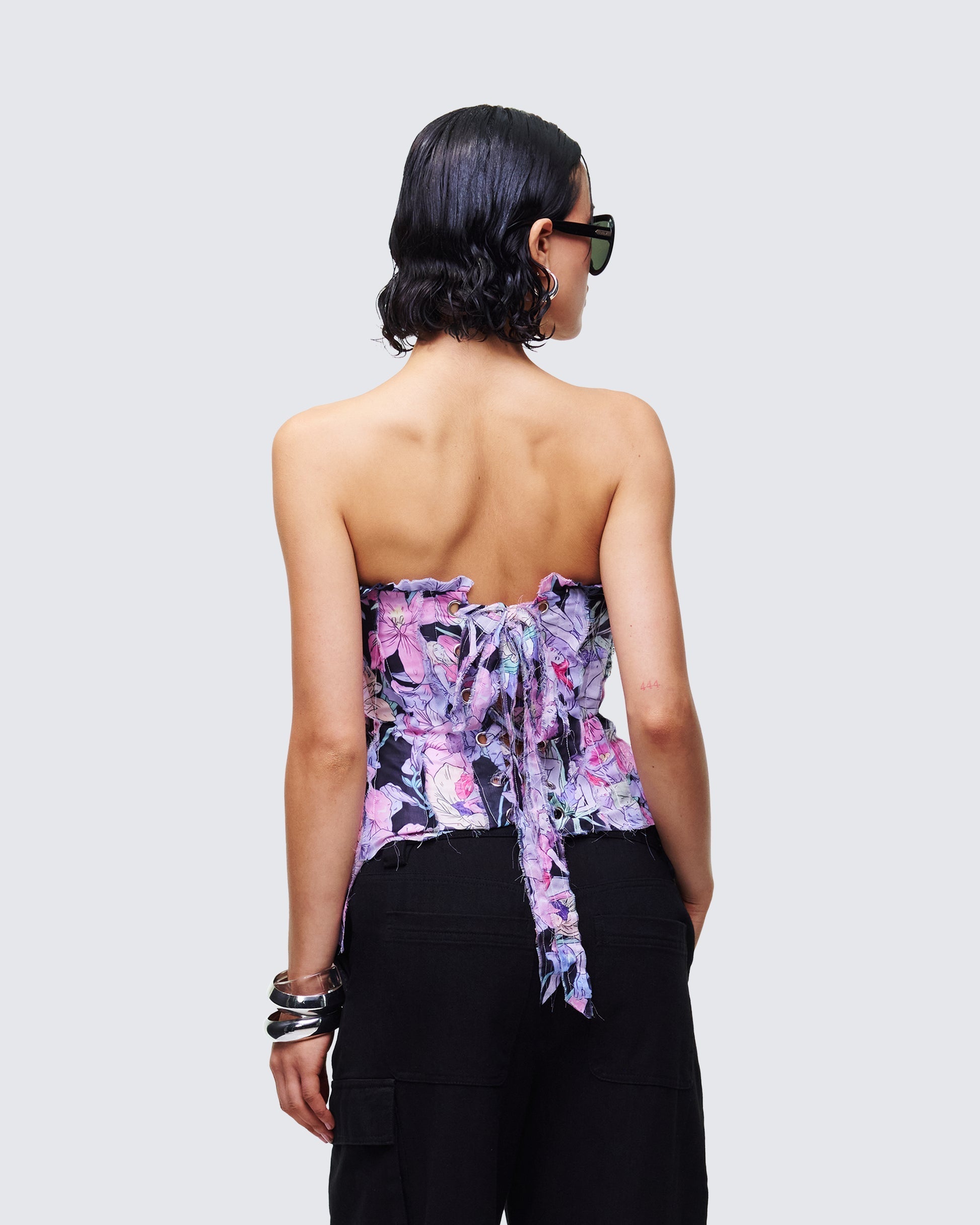 Finesse Claudette Chiffon Corset Top