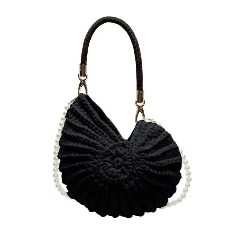 Mermaid Way Mermaid’s Treasure Pearl Shell Knitted Bag