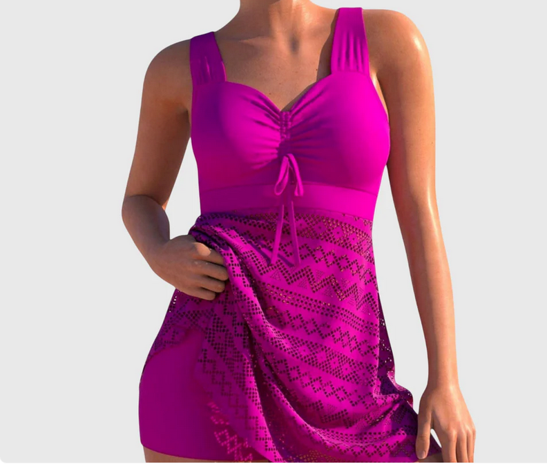 Nabalu Aurevia | Women’s Ruched Swim Dress Cover-Up