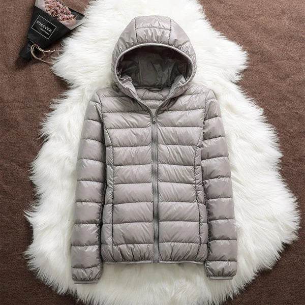 Nabalu Women’s Quilted Jacket – Zip-Front Long Sleeve Outerwear
