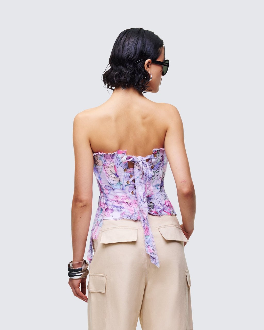 Finesse Claudette Chiffon Corset Top