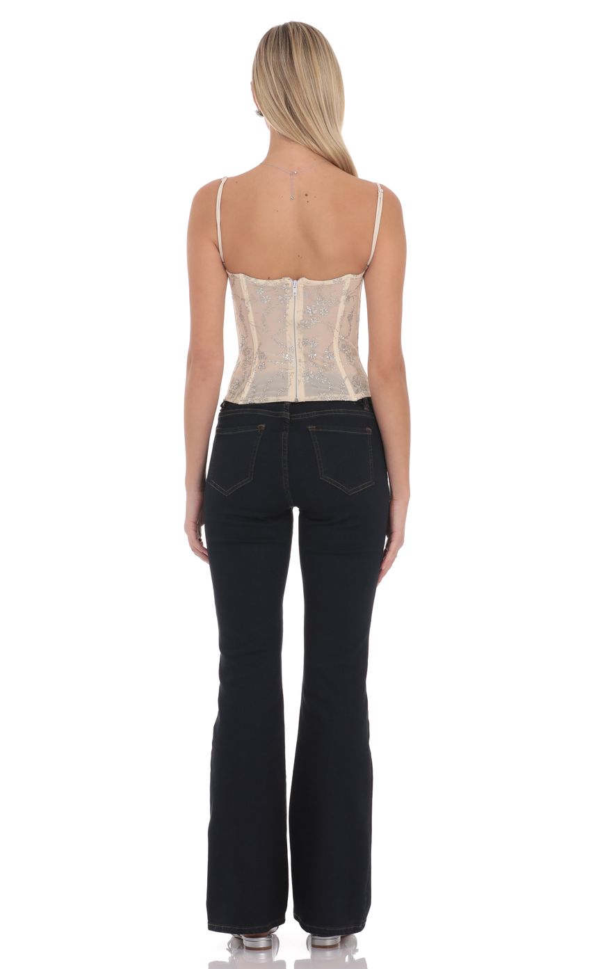 Lucy In The Sky Solviera Embellished Corset Top