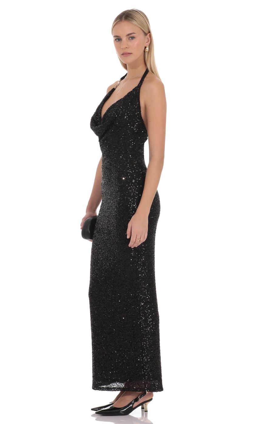 Lucy In The Sky Zelvique Sequin Maxi Dress