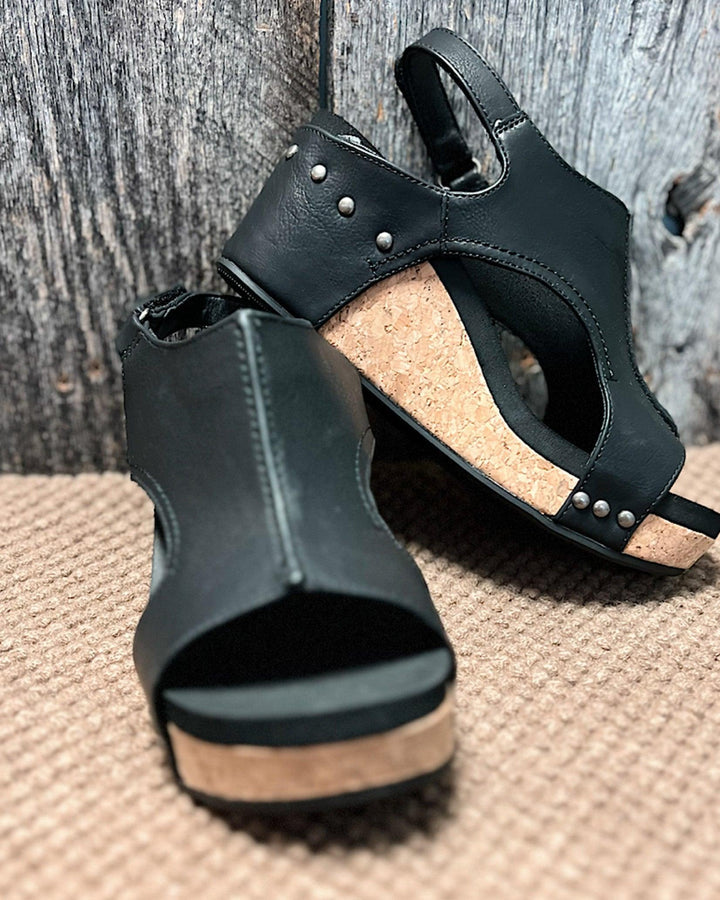 Harper & Lane Madeline - Vegan Wedge Sandals