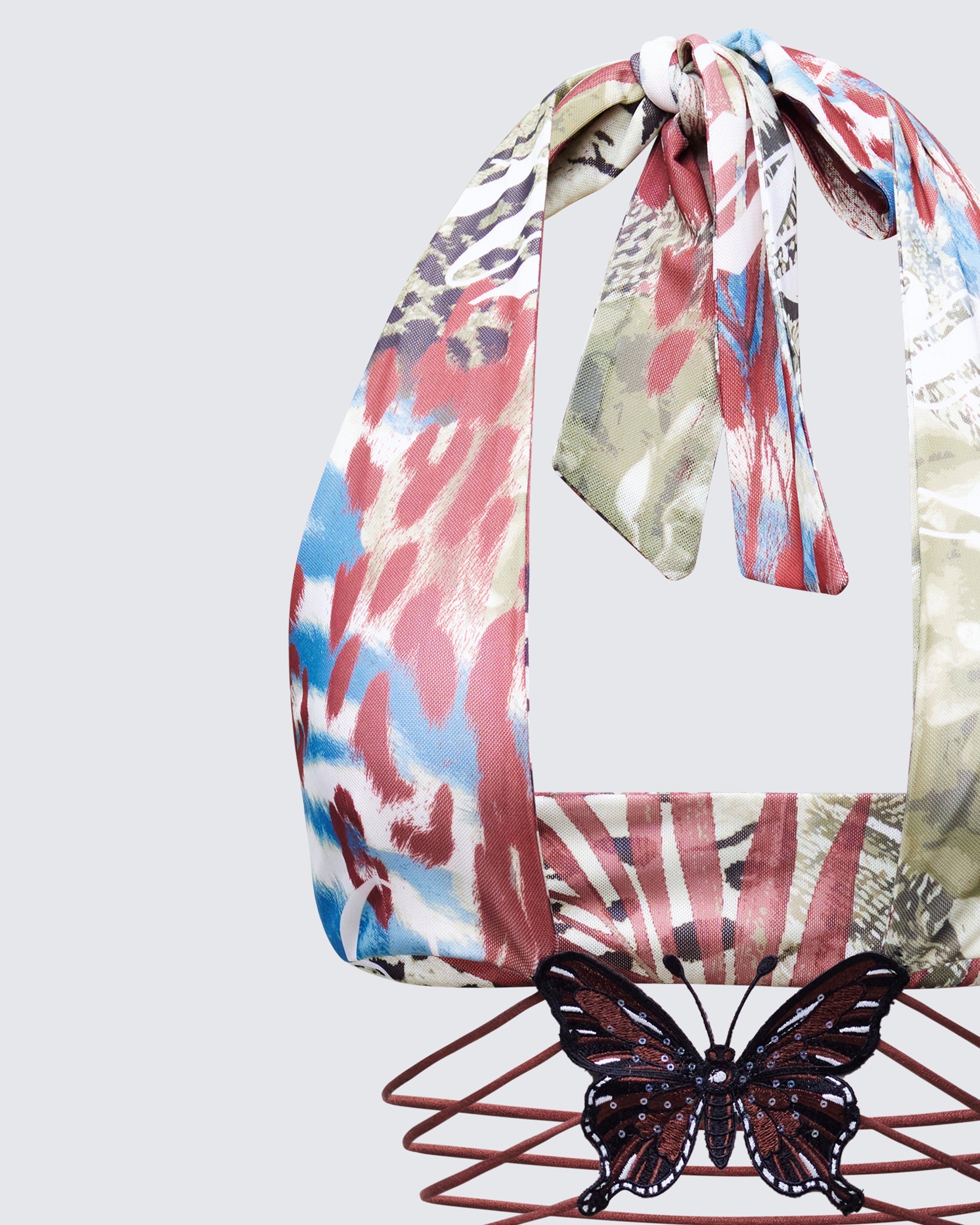 Finesse Cece Printed Halterneck Top