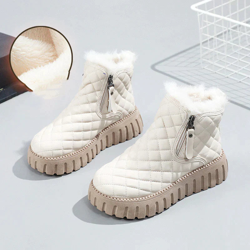 Harper & Lane Lily - Checkered Ankle Boots