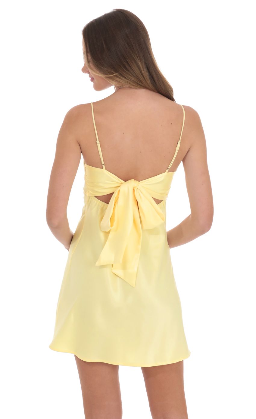 Lucy In The Sky Satin Sweetheart Neck Dress