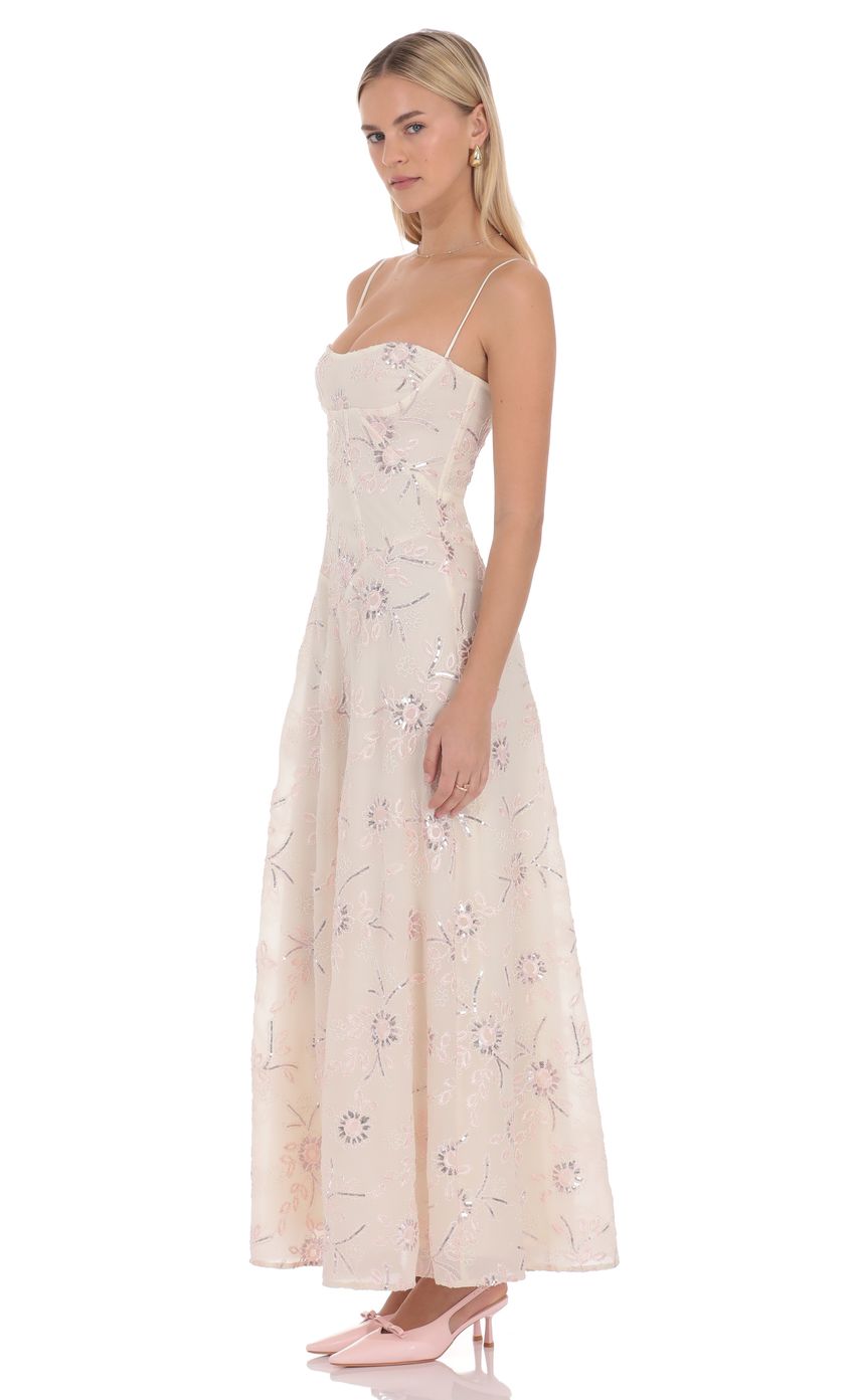 Lucy In The Sky Liorenne Embroidered Maxi Dress