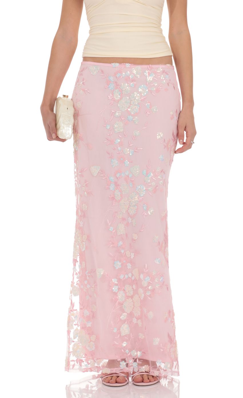 Lucy In The Sky Makayla Embellished Maxi Skirt