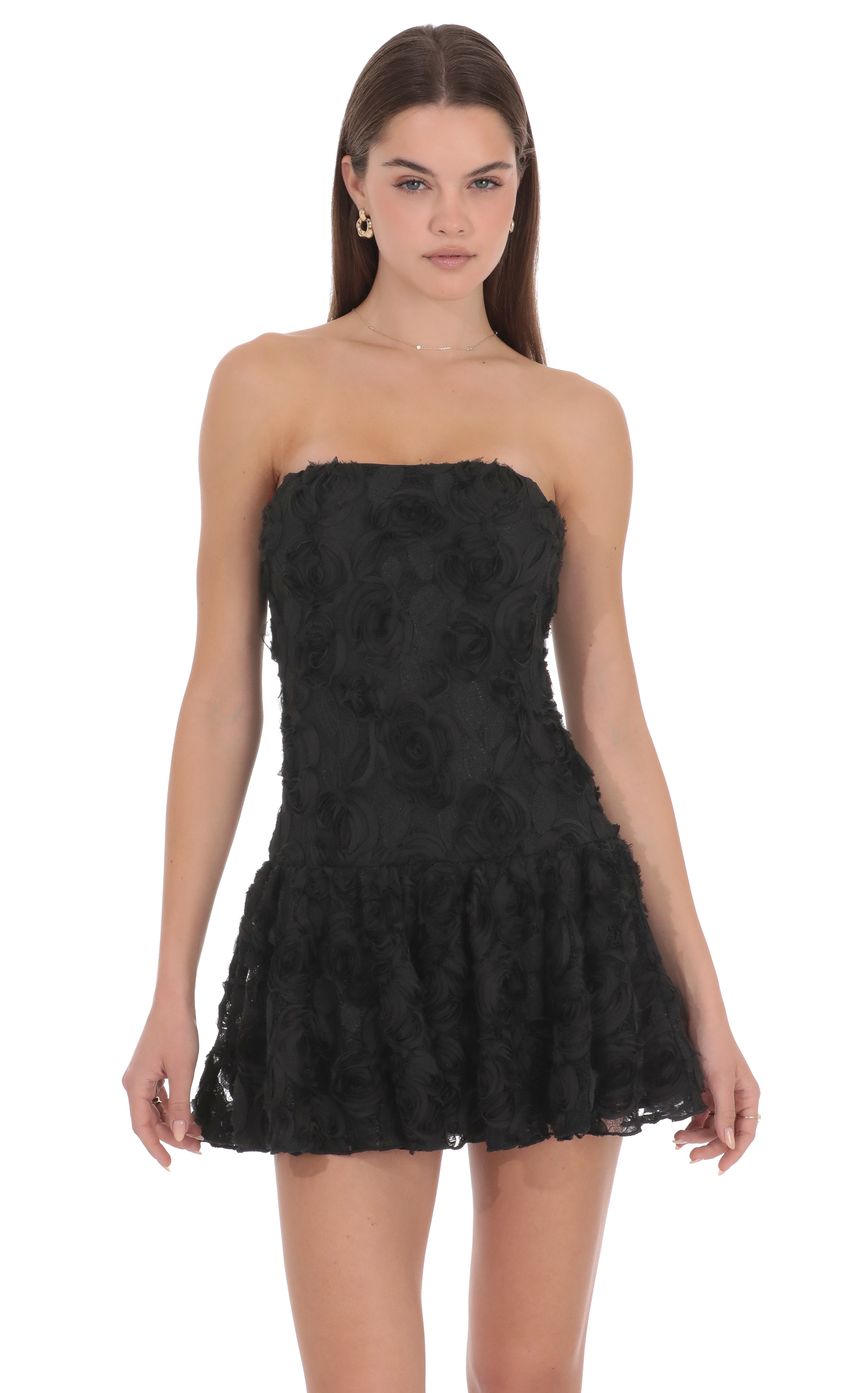 Lucy In The Sky Rosette Mini Dress