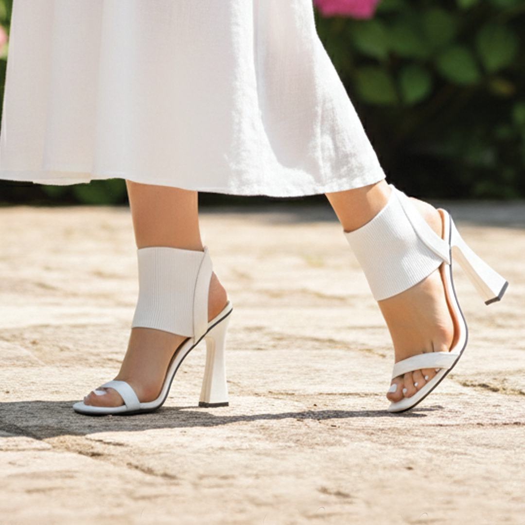 Harper & Lane Aria - Open-Toe Heels