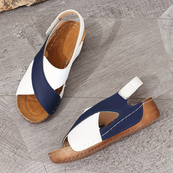Nabalu Women’s Platform Sandals – Slip-On Open Toe Shoes