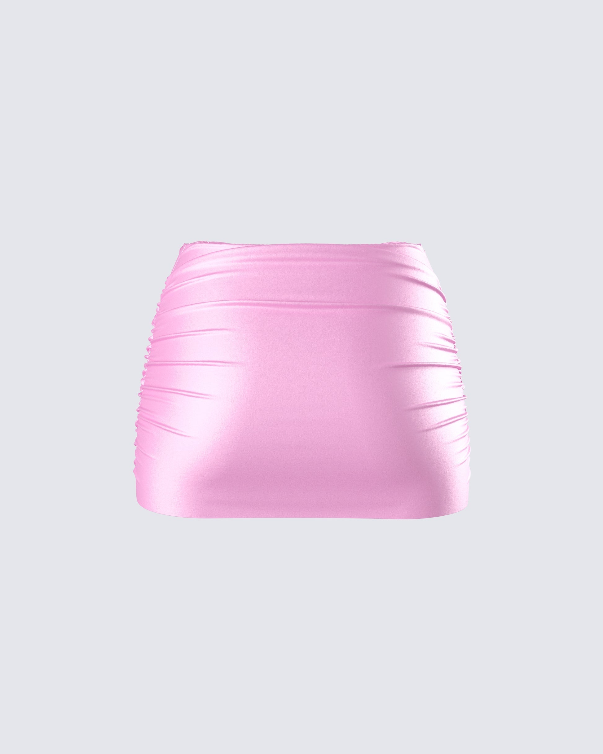 Finesse Rivi Satin Micro Mini Skirt
